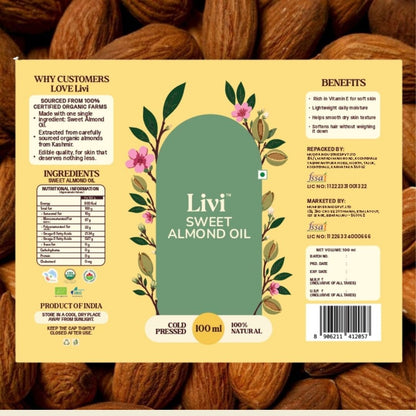 Livi Sweet Almond Oil