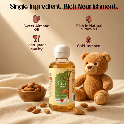 Livi Baby Sweet Almond Oil