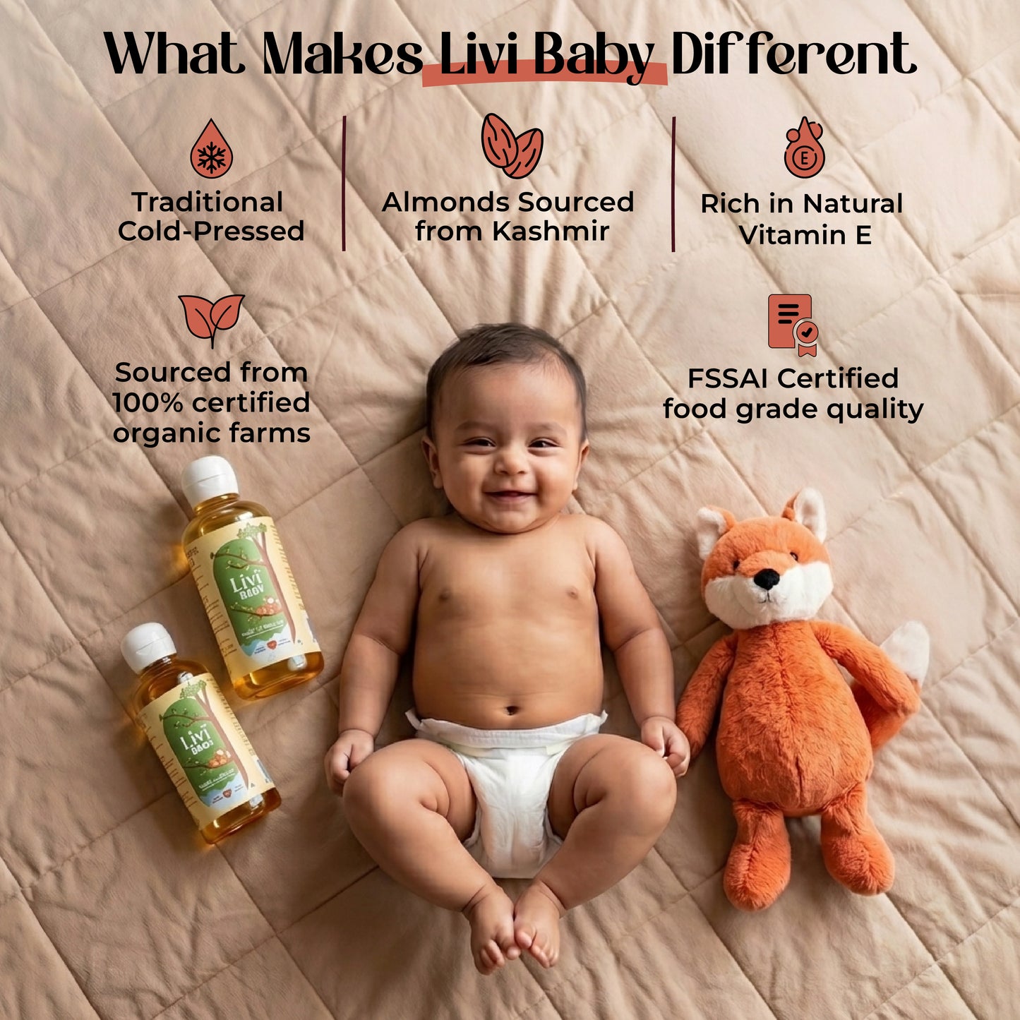 Livi Baby Sweet Almond Oil